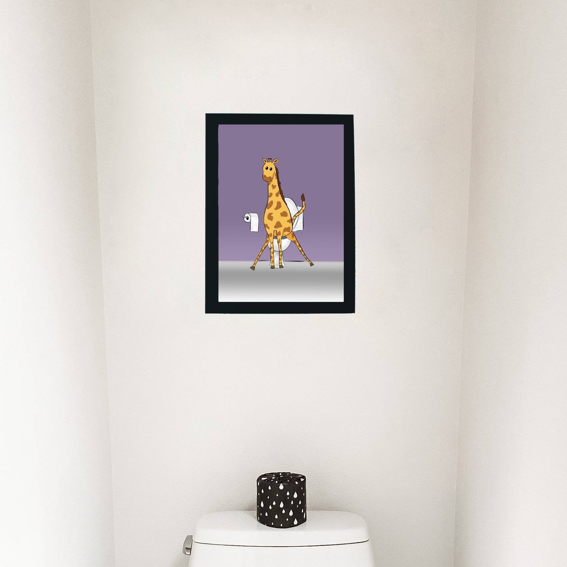 Arte de pared del baño decoración de la pared del baño | Etsy