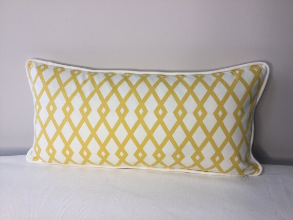 yellow bolster cushion