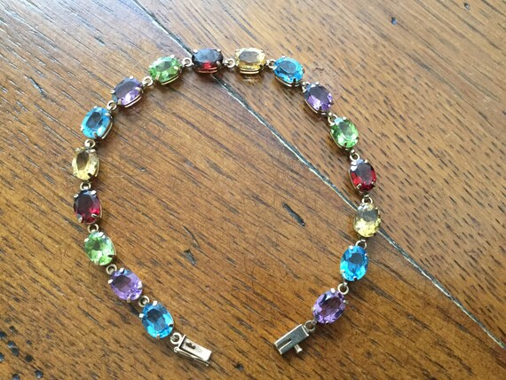 Vintage Tennis bracelet, Vintage 10k tennis bracel