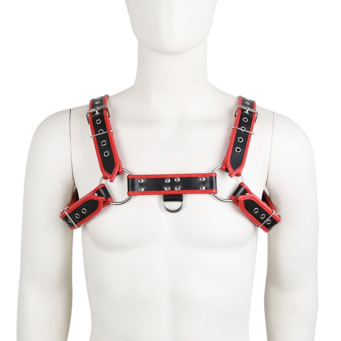Bulldog men's harness Red men harness men's Etsy