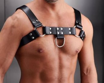 men's Harness,harness with buckles,leather body harness, Leather fetish, body belts, belt