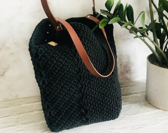 Bolso de mujer, bolso de hombro, "Tulipán".