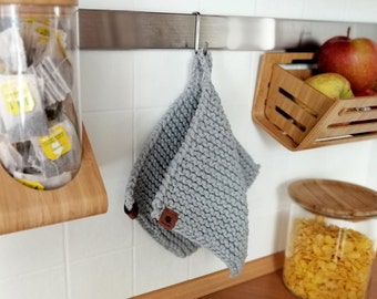 Oven glove, pot holders 2 pieces, baking accessories, knitted pot holders, kitchen claws.