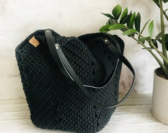 Bolso de mujer, bolso de hombro, "Tulipán".