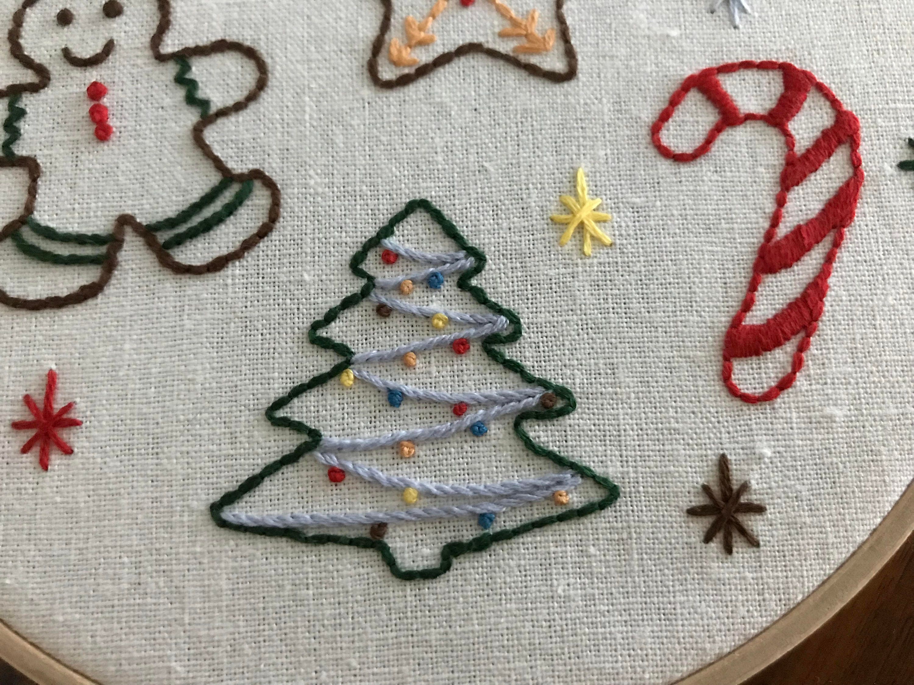 Fawn Hand Embroidery Pattern Christmas | Embroidery