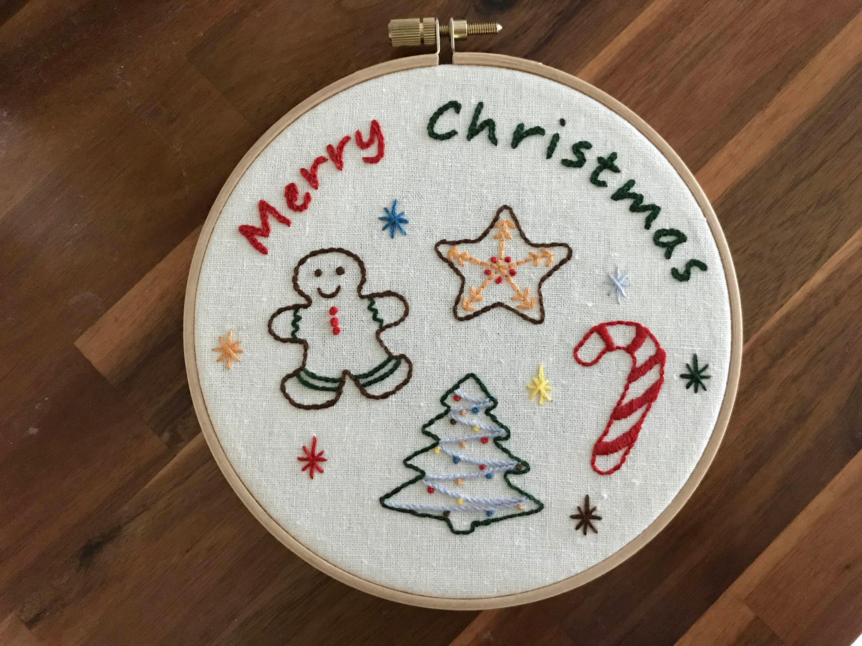 PDF Download Christmas Hand Embroidery Pattern Etsy
