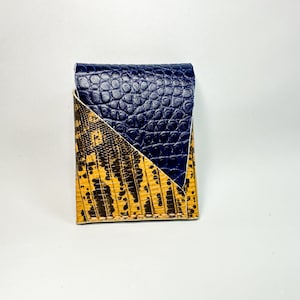 Origami minimalist Wallet - Pomw1  Leather DIY - Pdf Download - Video Tutorial by Pavel Atelier