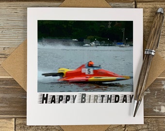 Speedboat Birthday Etsy France