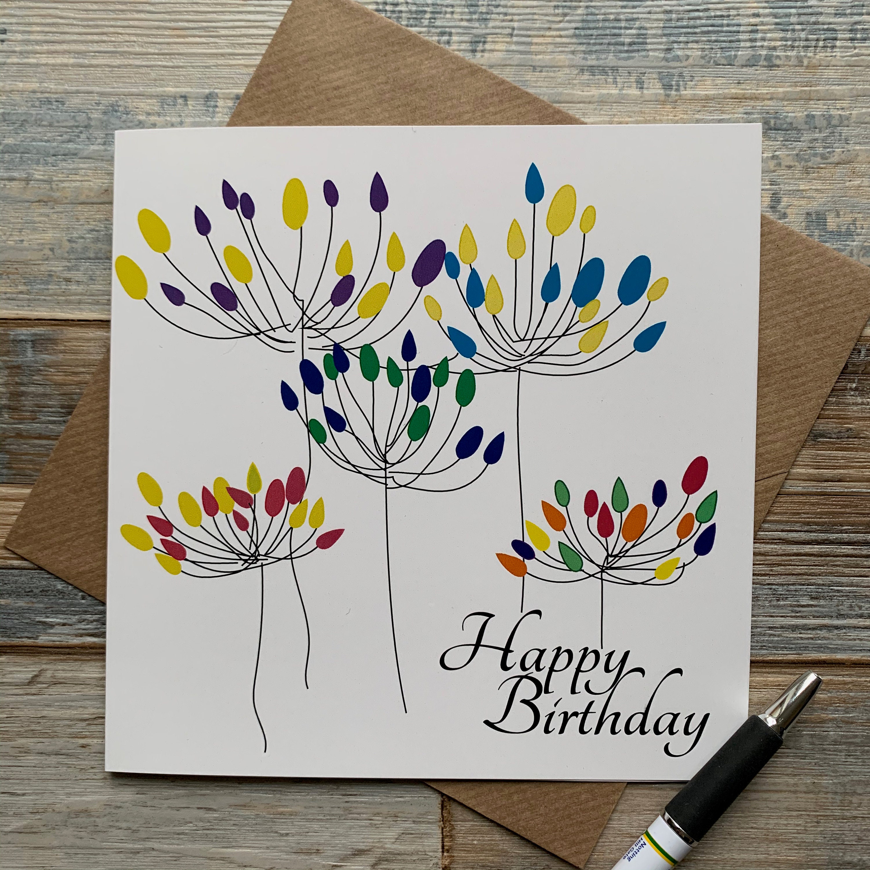 White Cotton Cards Geburtstagskarte – Für Die Schwester, 16x16 Cm, Mit Strass, Handgemacht, Inkl. Umschlag