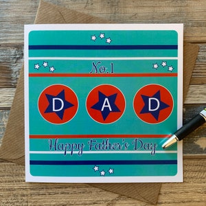 Carte de fête des pères - Carte de fête des pères n°1 pour les papas - Posts Worldwide - Royaume-Uni