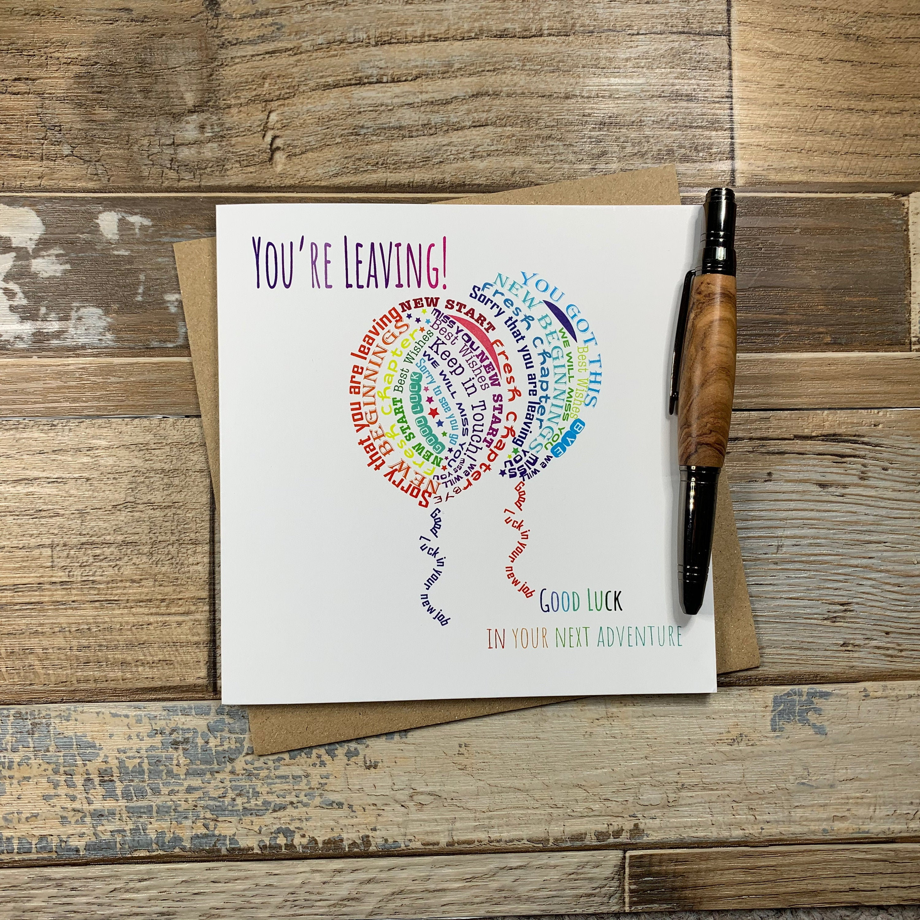 Design　Can　Be　Word　Card　Leaving　Wordle　Balloons　Art　Etsy　日本