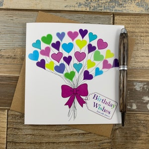 Carte d'anniversaire - Peut être personnalisée - Joyeux anniversaire