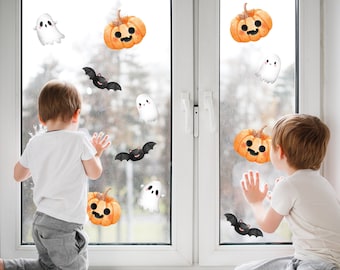 Decorazioni per vetrine di Halloween per il negozio di casa