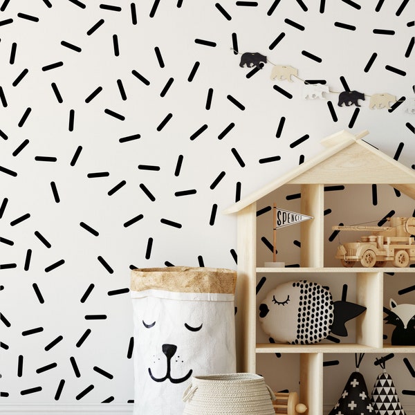 105 Thin Sprinkles Wall Stickers