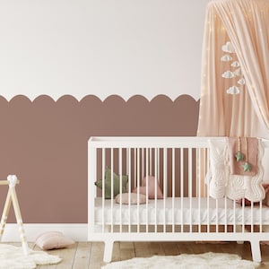 Arch Wall Paint Stencil For Nursery Rooms & Children's Bedrooms Wall Boarders Removable For Painting Bild 1