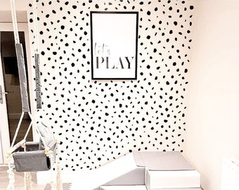 Polka Dot Stickers, Dalmatian Stickers, Polka Dot Wall Decals, Polka Dot Stickers, Irregular Dots, Wall Art, Wall Decals, Wall Stickers