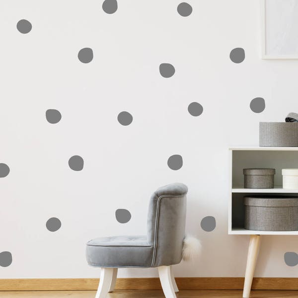 120 Peel And Stick, Polka Dot Decals, Polka Dot Stickers, Polka Dots, Wall Stickers, Home Wall Decor, Irregular polka dots, Wall Art, Home