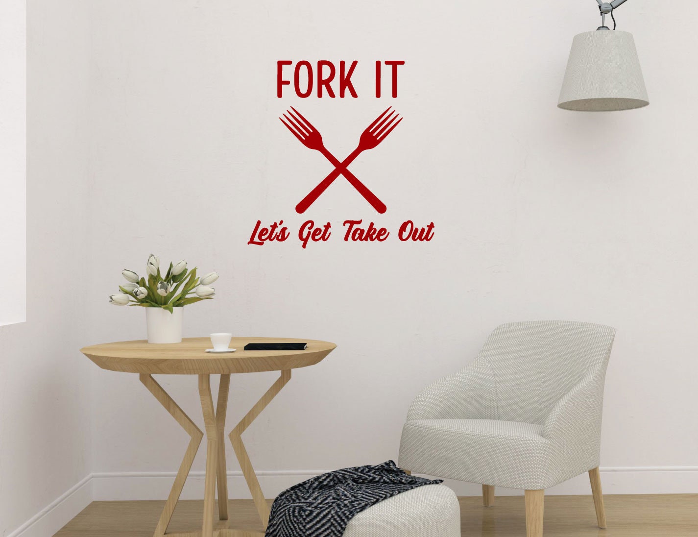 Funny Wall Sticker E Kitchen Decal Fork It - Large Kitchen Wall Art Stickers Funny Wall Sticker E Kitchen Decal Fork It - Large Kitchen Wall Art Stickers