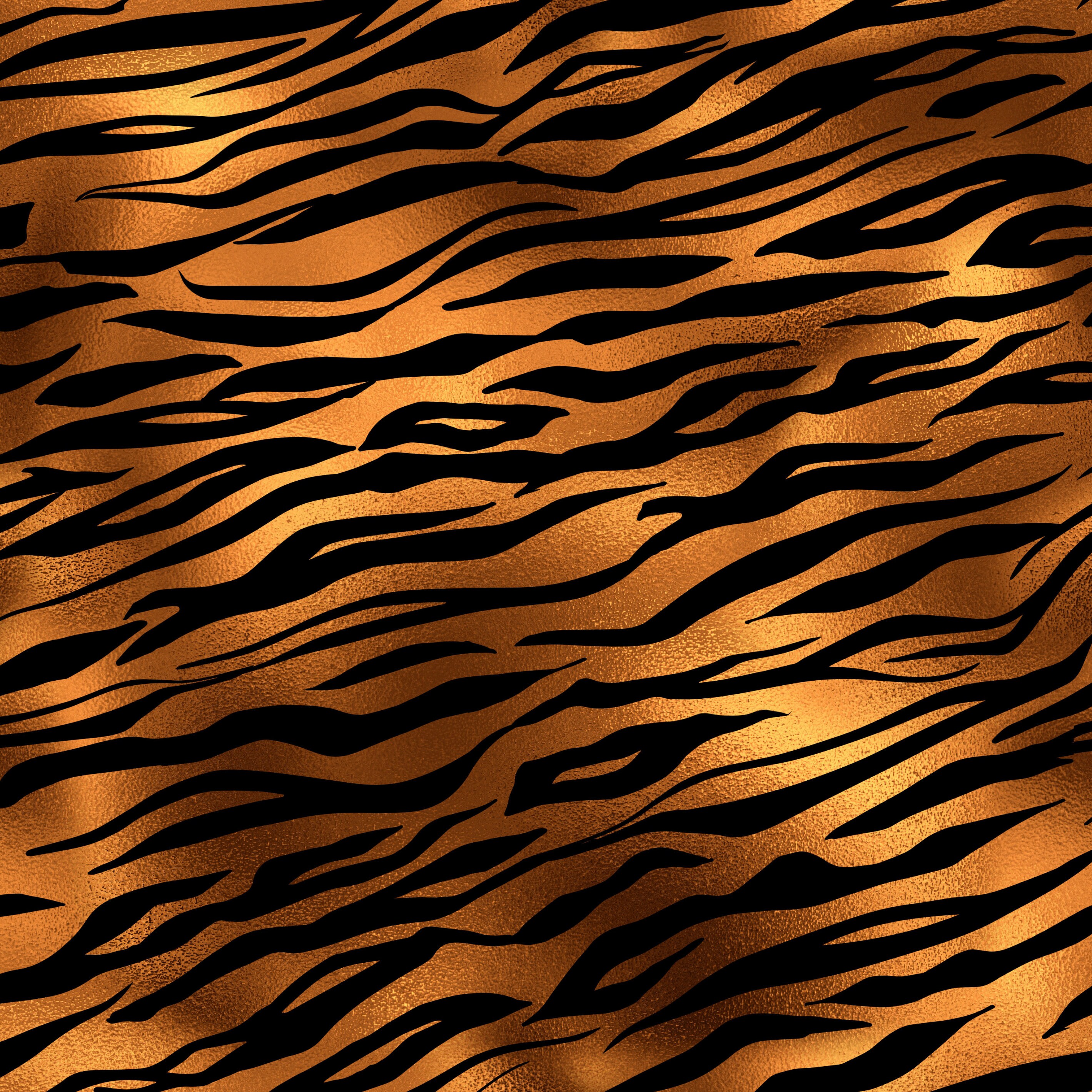 Gold Tiger Print Foil Effect Vinyl Furniture Wrap Etsy
