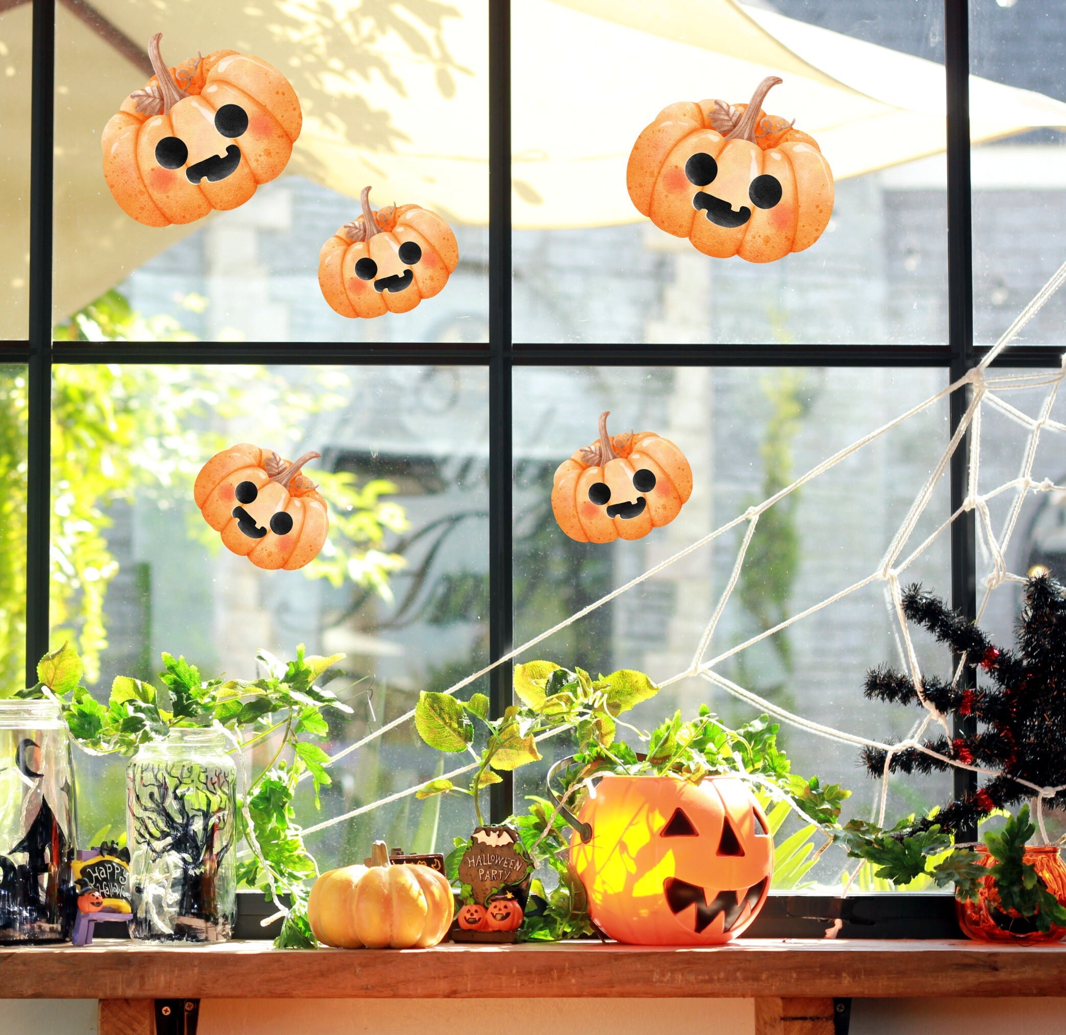 thumbnail image 2 of Halloween Stickers Bulk 100 PCS Halloween Stickers - Waterproof Pumpkin Theme Decor For Kids Teens Adults PRETTYWELL Reusable Silicone Pasties 2 of 11