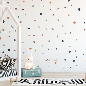 Modern Boho Chic Polka Dot Stickers Wall Decals for Kids Rooms Nursery ...