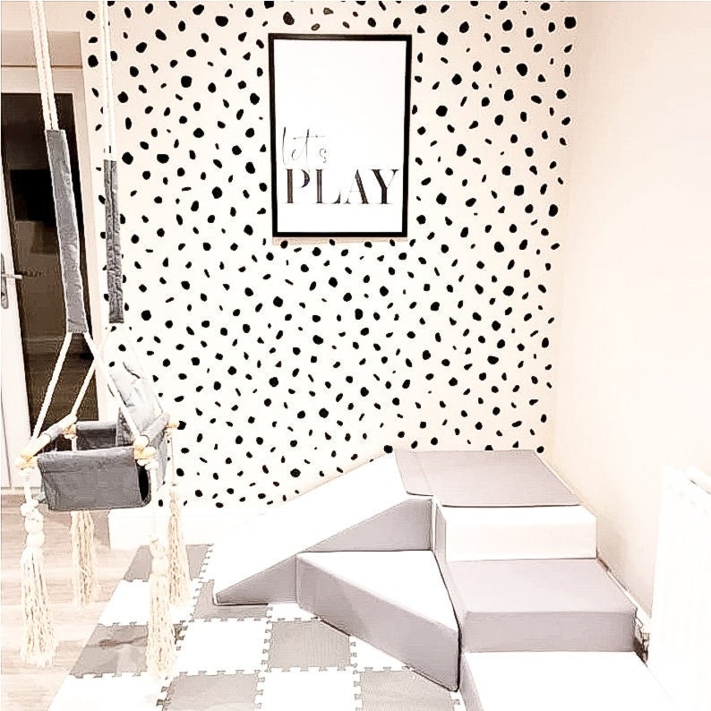 Polka Dot Stickers, Dalmatian Stickers, Polka Dot Wall Decals, Polka Dot Stickers, Irregular Dots, Wall Art, Wall Decals, Wall Stickers image 1