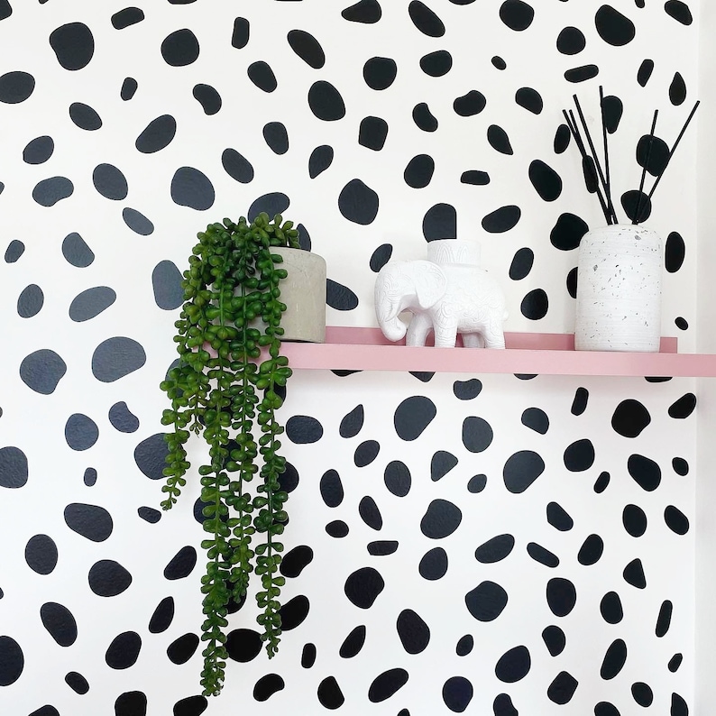Dalmatian Spot Polka Dot Wall Stickers Decals Wall Art Dotty Etsy UK