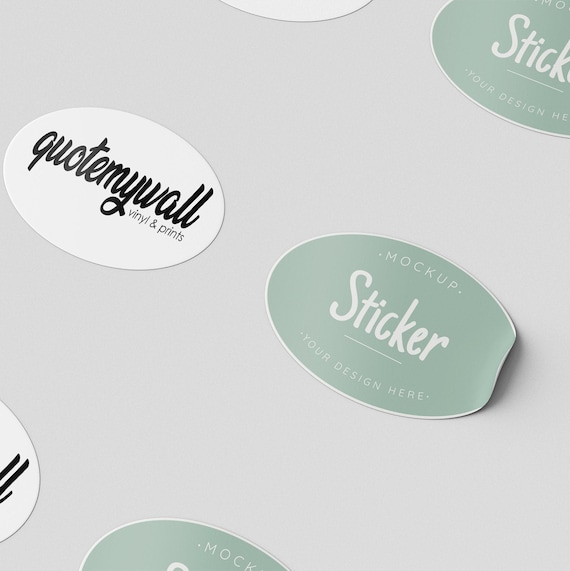 Custom/personalised Oval Stickers Labels -  Norway