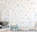 Boho Chic Irregular Polka Dot Nursery Wall Stickers 