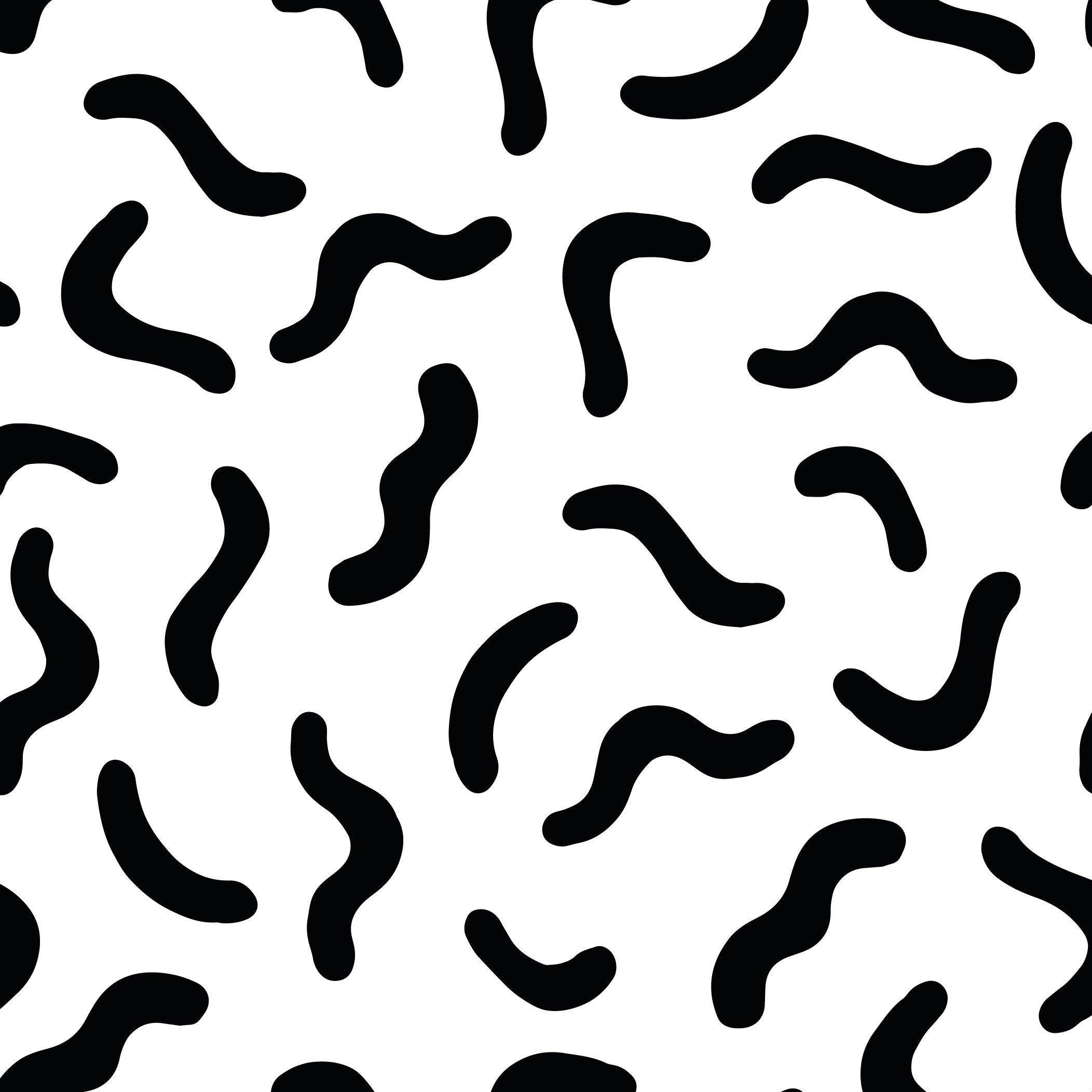 Black Squiggles Pattern Vinyl Wrap Vinyl Wraps for Furniture Etsy UK