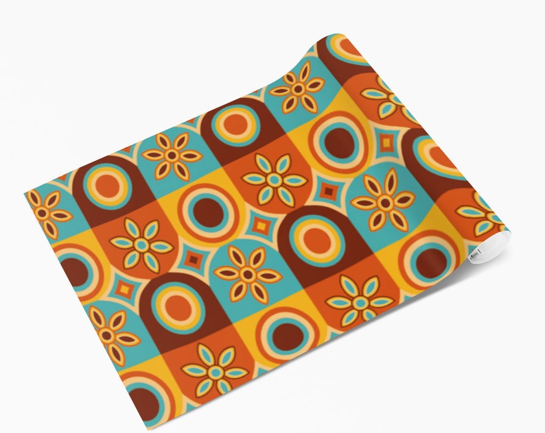 Groovy Pattern Vinyl Wrap Vinyl Wraps for Furniture Etsy UK