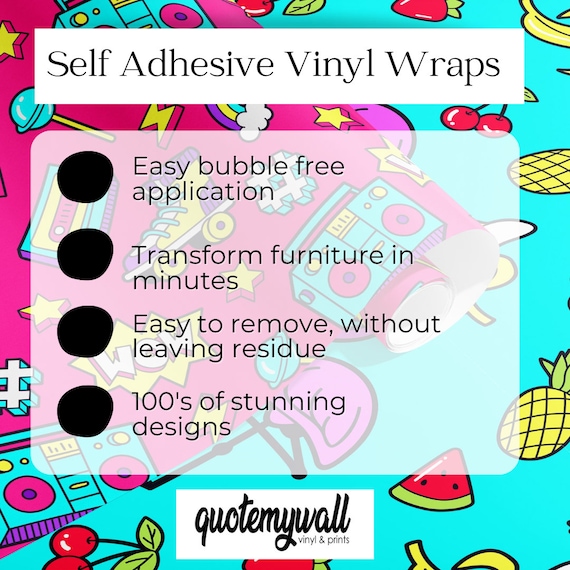 Various Effect Self Adhesive Sign Vinyl Film Back Sticky Craft Paper Sheets  Roll