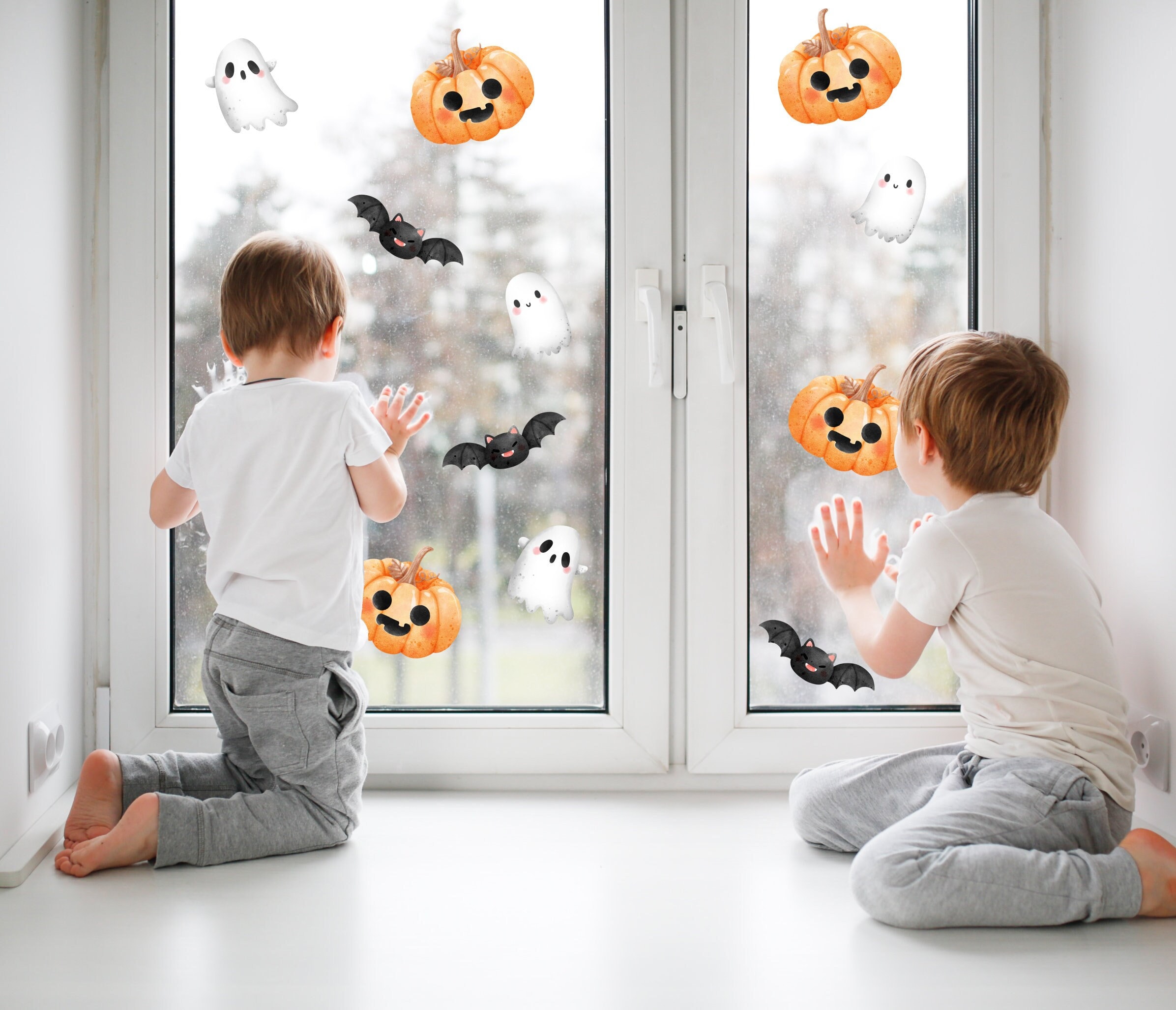YKKJ Packung Mit 500 Halloween Aufklebern – 8 Motive, Selbstklebend, Für Dekoration & Geschenke