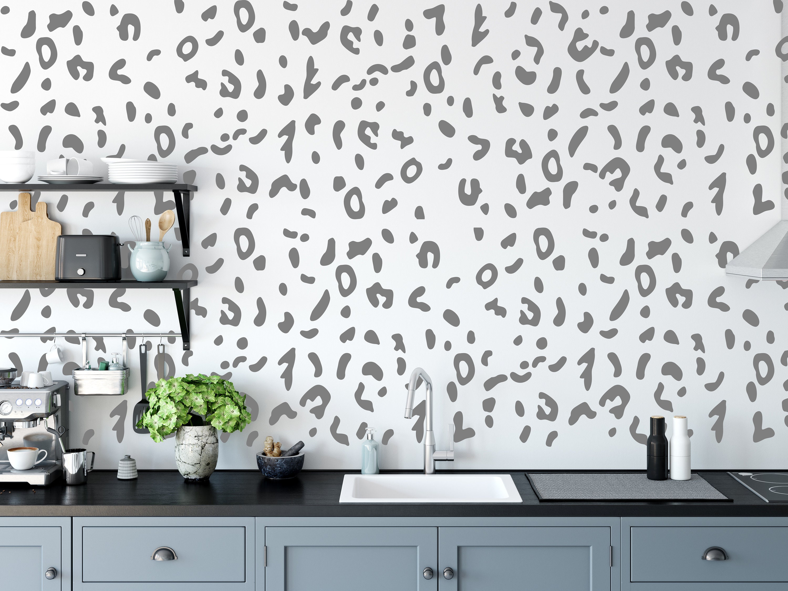 Leopard Animal Print Wall Stickers Etsy UK