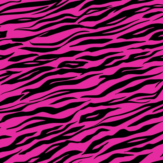 Hot Pink Tiger Print Pattern Vinyl Wrap | Etsy
