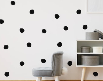 Polka Dot Wall Decals Wall Stickers Home Decor For Nursery Kids Bedroom Peel And Stick Wall Art (36 couleurs)