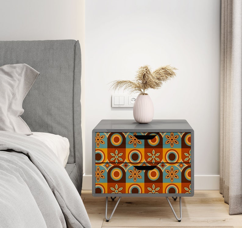 Groovy Pattern Vinyl Wrap Vinyl Wraps for Furniture Etsy UK