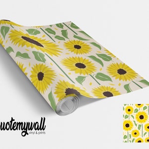 Sunflowers Self Adhesive Vinyl