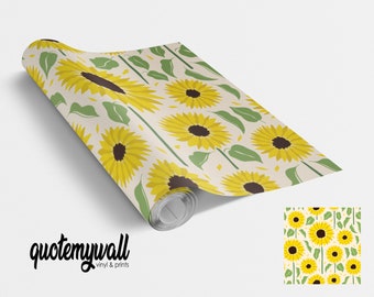 Sunflowers Self Adhesive Vinyl