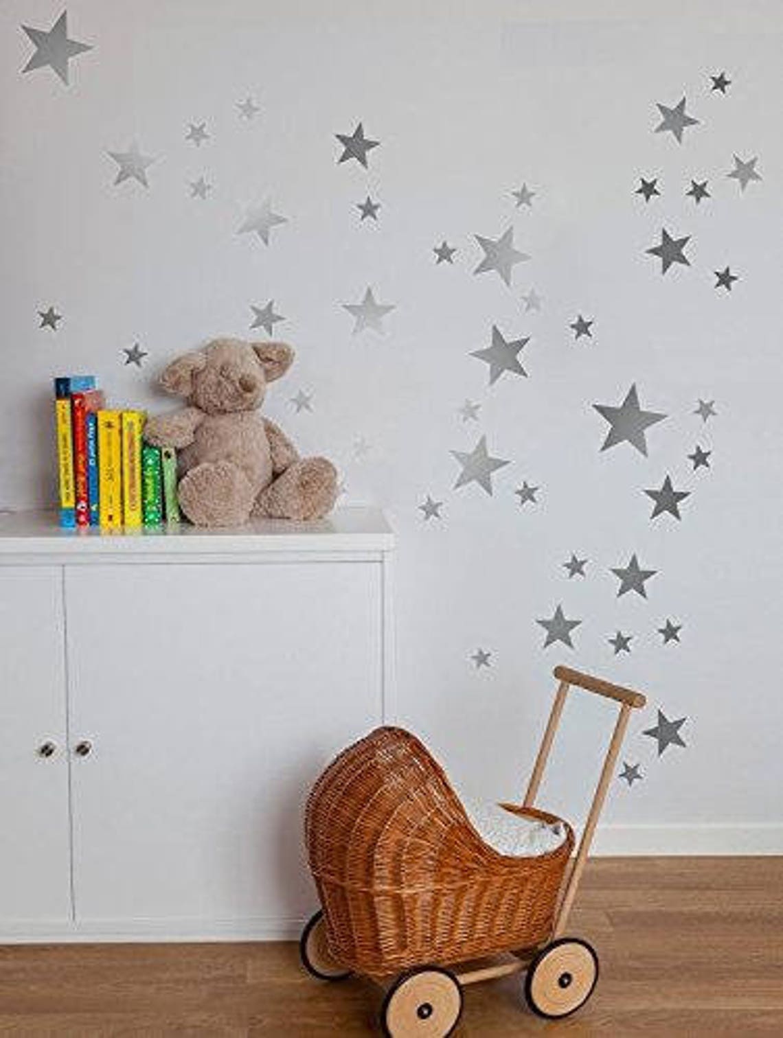 Stars Wall Stickers Star Wall Decals Stars for Walls Kids Etsy