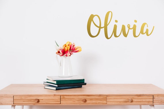 Custom Name Wall Sticker Personalized Wall Sticker | Etsy