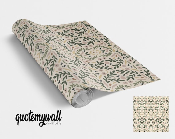 Stoney Greenery Vines Vinyl Furniture Sticker Vinyl Wraps For Furniture