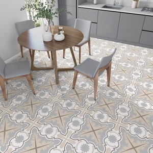 Art Deco Neutral Floor & Wall Tile Stickers