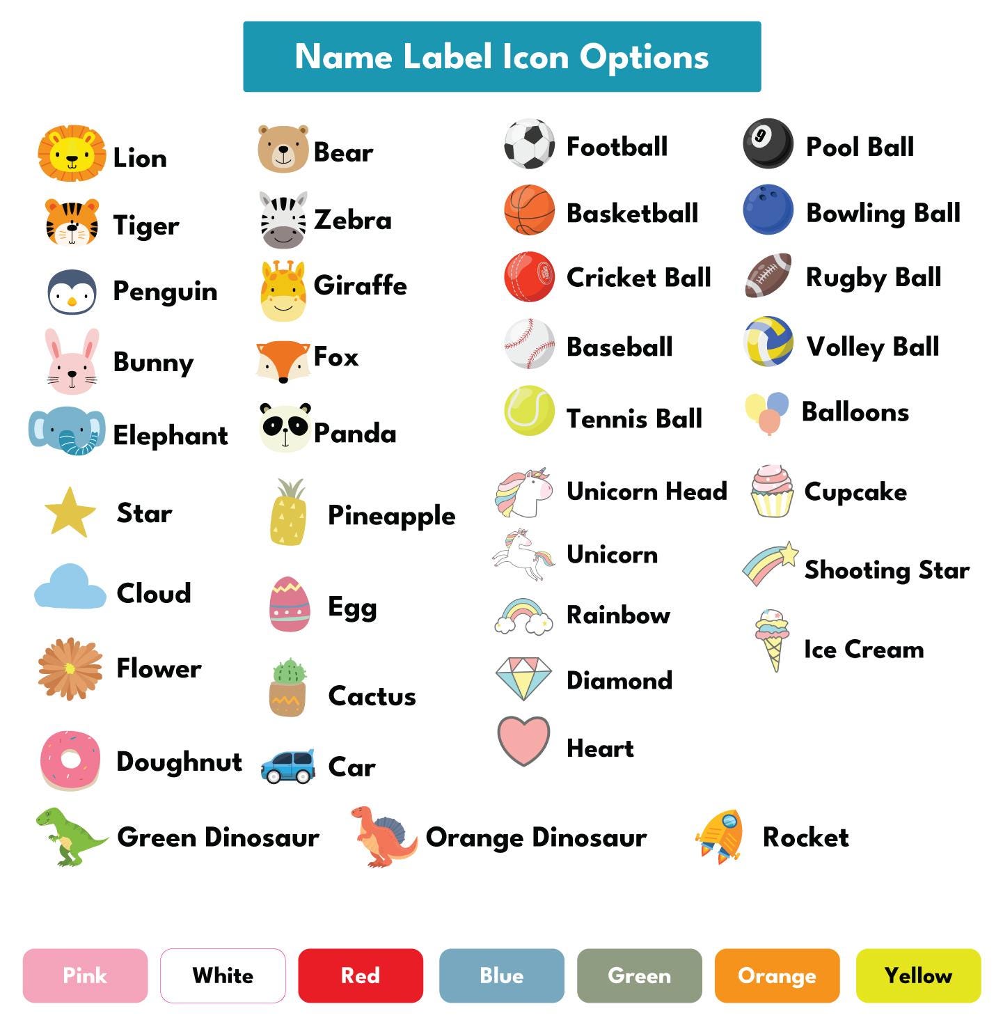 84x Washable Clothes Labels Stick On | Personalized Kids Name Tags for School Uniform | Waterproof Durable No Iron Stickers