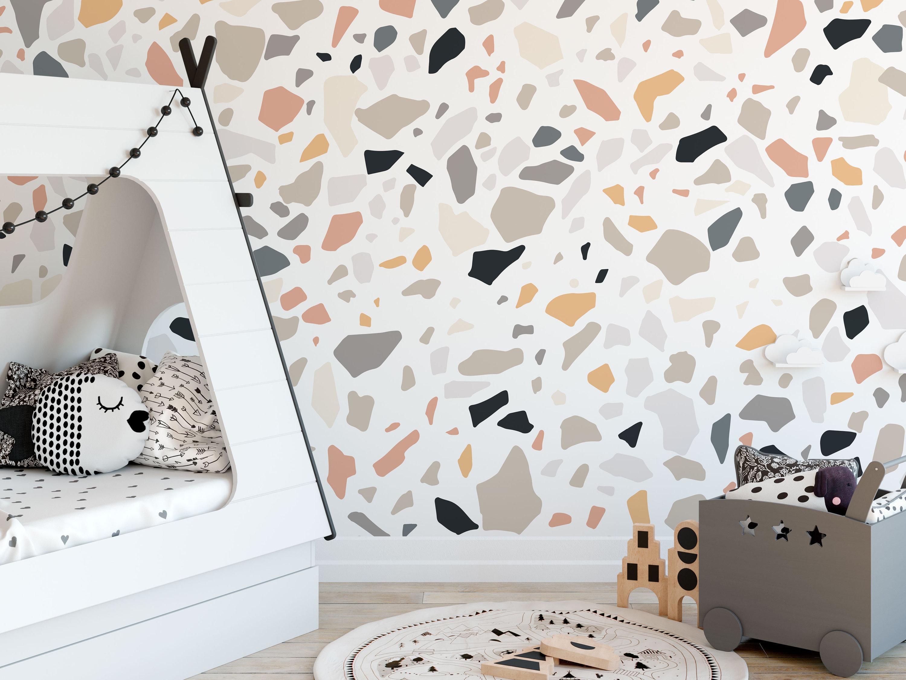 Top mobile cucina in Terrazzo Confetti