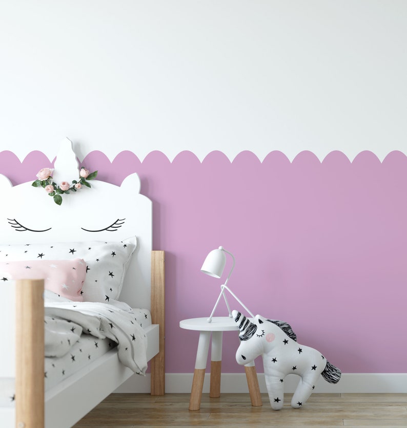 Arch Wall Paint Stencil For Nursery Rooms & Children's Bedrooms Wall Boarders Removable For Painting Bild 3