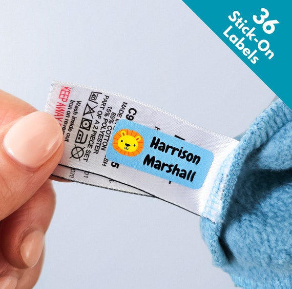 Labels for school clothes discount