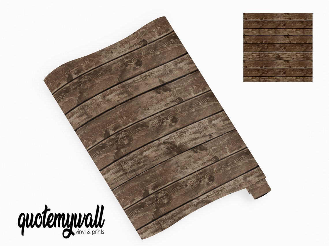 Dark Wood Pattern Vinyl Furniture Wrap Vinyl Wraps for Etsy UK