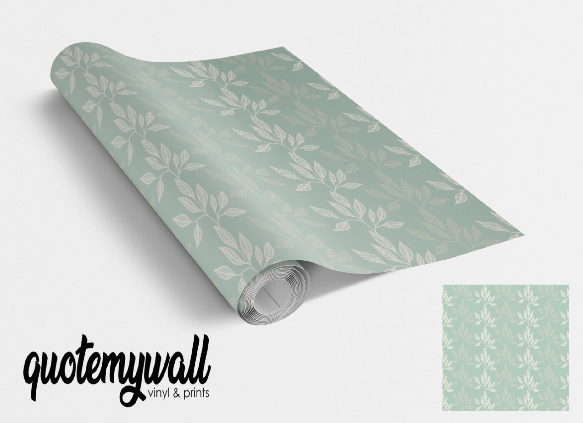 Mint Leaf Vinyl Furniture Wrap Vinyl Wraps for Furniture Etsy UK