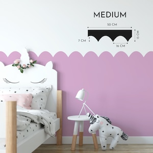 Arch Wall Paint Stencil For Nursery Rooms & Children's Bedrooms Wall Boarders Removable For Painting Bild 4